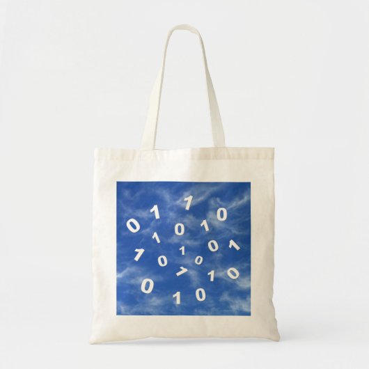 Gegevens cloud computing tote bag (Voorkant)