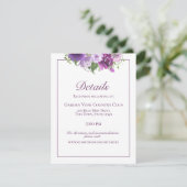 Gegevens en informatie over de Paarse brandbestrij Informatiekaartje (Staand voorkant)