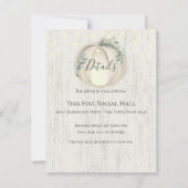 Gegevens en informatie over pompoen en String Ligh Kaart (Voorkant)