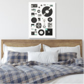 Gegevens | Florent Bodart Canvas Afdruk (Insitu (Slaapkamer))