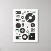 Gegevens | Florent Bodart Canvas Afdruk (Voorkant)