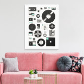 Gegevens | Florent Bodart Canvas Afdruk (Insitu (Woonkamer))