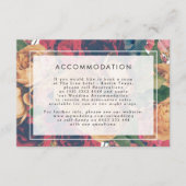 Gegevens INFO Boho Floral Modern Wedding Informatiekaartje (Voorkant)