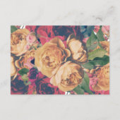 Gegevens INFO Boho Floral Modern Wedding Informatiekaartje (Achterkant)