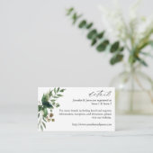 Gegevens over bladeren en eucalyptus informatiekaartje (Staand voorkant)