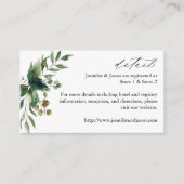 Gegevens over bladeren en eucalyptus informatiekaartje (Voorkant)