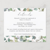 Gegevens over budgettaire bijtende eucalyptus (Voorkant)