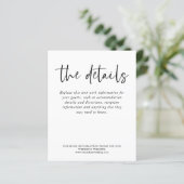 Gegevens over budgetzwart-withuwelijk (Staand voorkant)