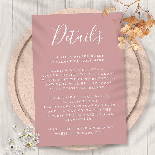 Gegevens over de Dustest van het Manuscript van he Informatiekaartje