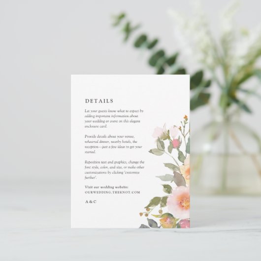 Gegevens over de finale van de finale informatiekaartje (Staand voorkant)