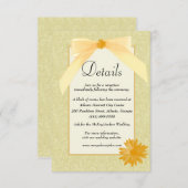 Gegevens over de geel- en baardsport informatiekaartje (Voorkant / Achterkant)