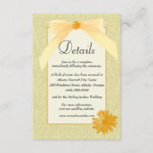 Gegevens over de geel- en baardsport informatiekaartje (Voorkant)