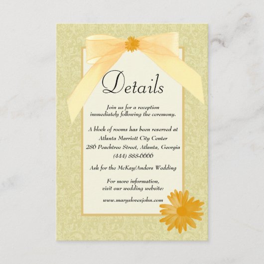 Gegevens over de geel- en baardsport informatiekaartje (Voorkant)