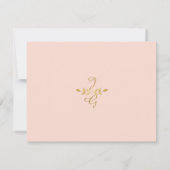 Gegevens over de goudkleurige classy bruiloft over kaart (Achterkant)