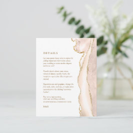 Gegevens over de goudvoorraad van de Elegant Gold  Informatiekaartje