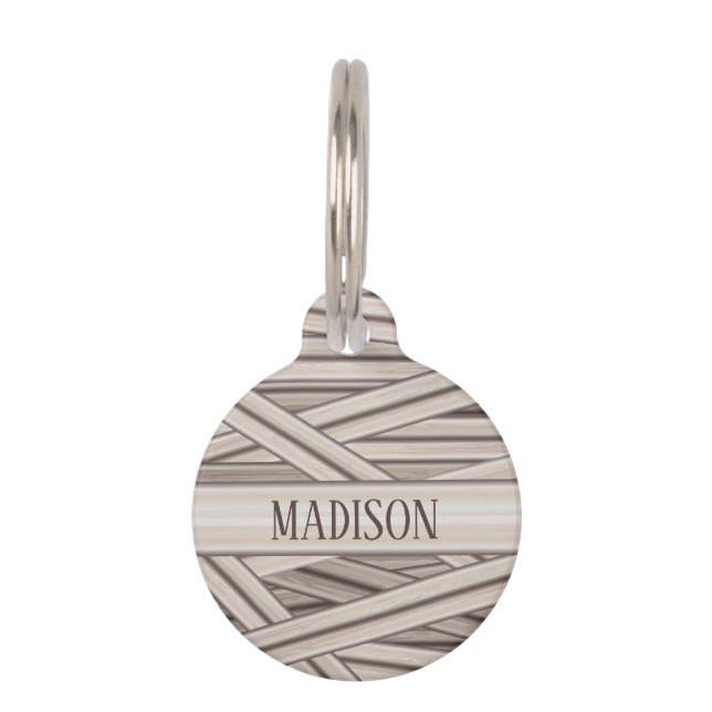 Gegevens over de Halloween Mummy Wrap Stripes & Pe Huisdierpenning (Voorkant)