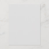 Gegevens over de minimalistische bruiloft informatiekaartje (Achterkant)