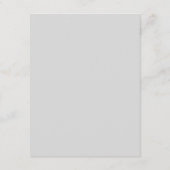 Gegevens over de minimalistische bruiloft informatiekaartje (Achterkant)