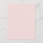 Gegevens over de minimalistische bruiloft informatiekaartje (Achterkant)