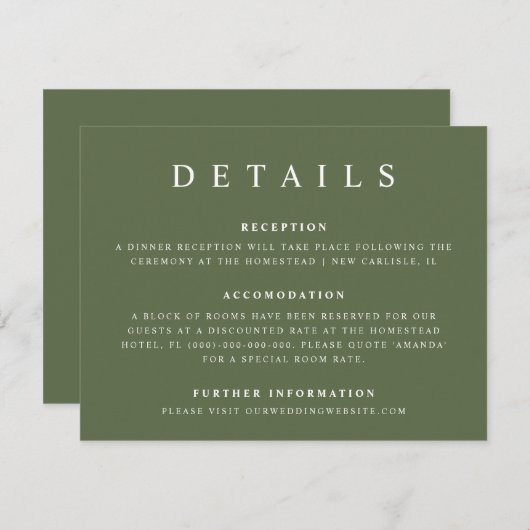 Gegevens over de palmboom - Tropische minimumafsta Informatiekaartje (Voorkant / Achterkant)