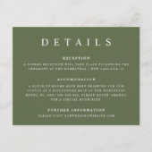 Gegevens over de palmboom - Tropische minimumafsta Informatiekaartje (Voorkant)