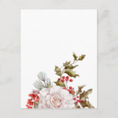 Gegevens over de winter Floral en Evergreens Informatiekaartje (Achterkant)