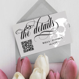 Gegevens over de Wit-Gothic QR-code Informatiekaartje