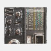 Gegevens over een oude am radio-ontvanger fleece deken (Voorkant (Horizontaal))