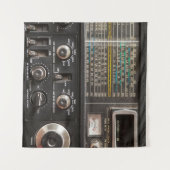 Gegevens over een oude am radio-ontvanger wandkleed (Voorkant (horizontaal))