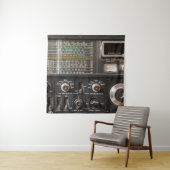 Gegevens over een oude am radio-ontvanger wandkleed (In situ)