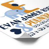 Gegevens over geboortedatum baby;Poster voor neurs Poster (Hoek)