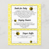 Gegevens over het Baby shower van zoete honingbije (Voorkant)