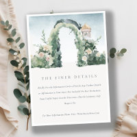 Gegevens over het botanische bruiloft in de pastel