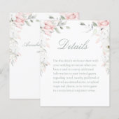 Gegevens over het bruiloft in de Floral Garden-bru (Voorkant / Achterkant)