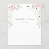 Gegevens over het bruiloft in de Floral Garden-bru (Achterkant)