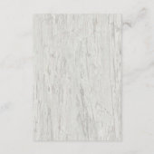 Gegevens over het driftwood-huwelijk met een Ameri Informatiekaartje (Achterkant)