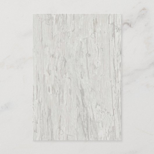 Gegevens over het driftwood-huwelijk met een Ameri Informatiekaartje (Achterkant)