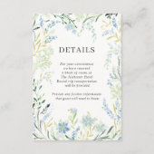 Gegevens over het Engelse beemdje-weduwschap Informatiekaartje (Voorkant)