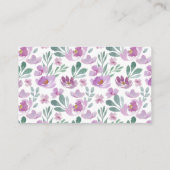 Gegevens over het finale huwelijk van de roze Wate Informatiekaartje (Achterkant)