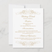 Gegevens over het goudpleisterhuwelijk van Elegant Kaart (Voorkant)