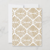 Gegevens over het goudpleisterhuwelijk van Elegant Kaart (Achterkant)