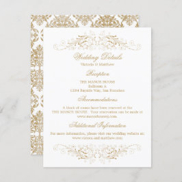 Gegevens over het goudpleisterhuwelijk van Elegant Kaart