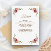 Gegevens over het  grenspost Floral Bouquet Informatiekaartje