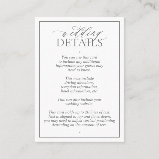 Gegevens over het groene monogram van Eucalyptus-h Informatiekaartje (Achterkant)