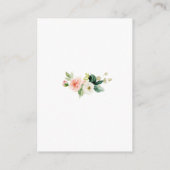 Gegevens over het handschrift Elegant Blush Floral Informatiekaartje (Achterkant)