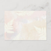 Gegevens over het huwelijk met bruinroze bruine br informatiekaartje (Achterkant)