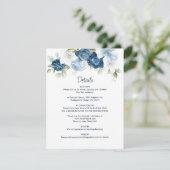 Gegevens over het huwelijk met de bruine puistje v informatiekaartje (Staand voorkant)