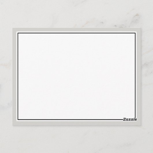 Gegevens over het huwelijk met legante Script Flou Briefkaart (Achterkant)