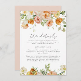 Gegevens over het huwelijk tussen Blush en Peach P Kaart