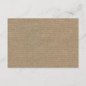 Gegevens over het huwelijk tussen burc Burlap Stri Informatiekaartje (Achterkant)